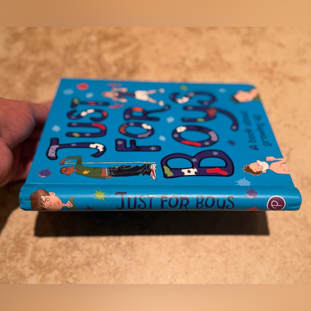 Just For Boys: A Book About Growing Up Hardcover Book - Picture 5 of 15